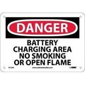 Nmc DANGER, BATTERY CHARGING AREA NO, D133P D133P